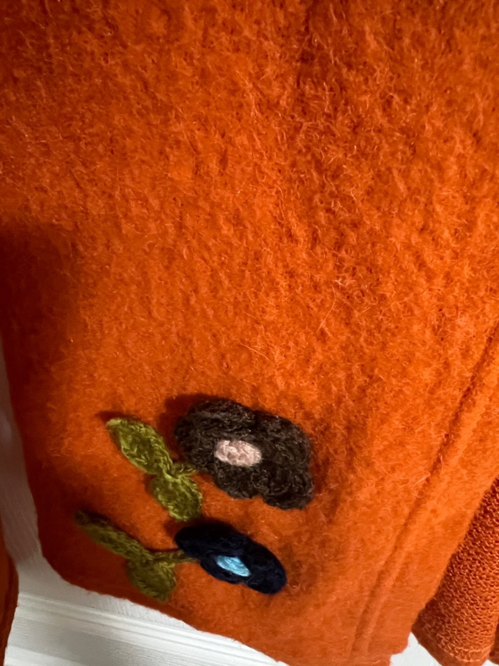 Mode Expres Orange Floral Cardigan - Picture 11 of 11